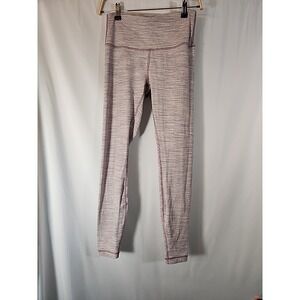 Lululemon‎ Wunder Under High Rise Tight 28" Wee Are From Space Pink Size 8